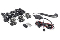KC HiLiTES C-Series RGB LED Rock Light Kit (Incl. Wiring) - Set of 6 - Mammoth Racing -