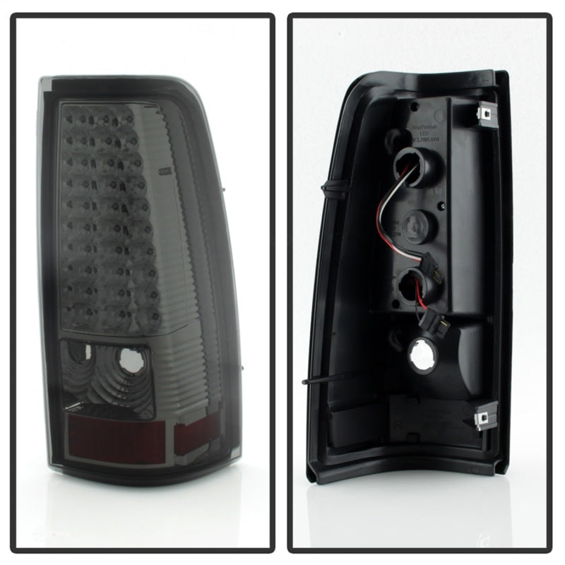 Xtune Chevy Silverado 1500/2500/3500 99-02 99-03 LED Tail Lights Smoke ALT-ON-CS99-LED-SM - Mammoth Racing -