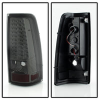 Xtune Chevy Silverado 1500/2500/3500 99-02 99-03 LED Tail Lights Smoke ALT-ON-CS99-LED-SM - Mammoth Racing -
