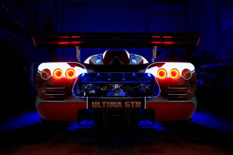 Oracle Ultima GTR LED Waterproof Tail Light Halo Kit - 4 Rings - Red - Mammoth Racing -