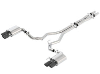 Borla 2018 Ford Mustang GT (A/T / M/T) 3in ATAK Catback Exhaust w/o Valves w/ Black Chrome Tips - My Store