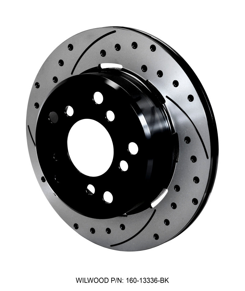 Wilwood Rotor-1.91in Offset-SRP-BLK-Drill-RH 12.19 x .810 - 5 x 5.50 - My Store