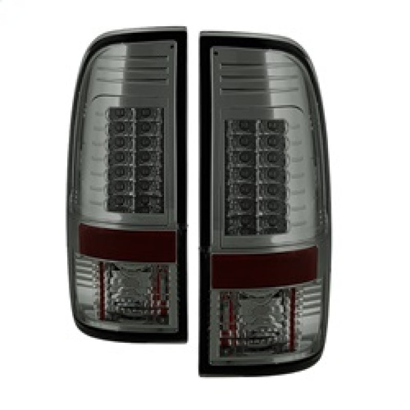 Spyder Ford Super Duty 08-15 Version 2 LED Tail Lights Smoke ALT-YD-FS07-LED-G2-SM - Mammoth Racing -
