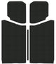DEI 2019+ Jeep Wrangler JL 2DR Headliner - Black (5 Pc) - Mammoth Racing -