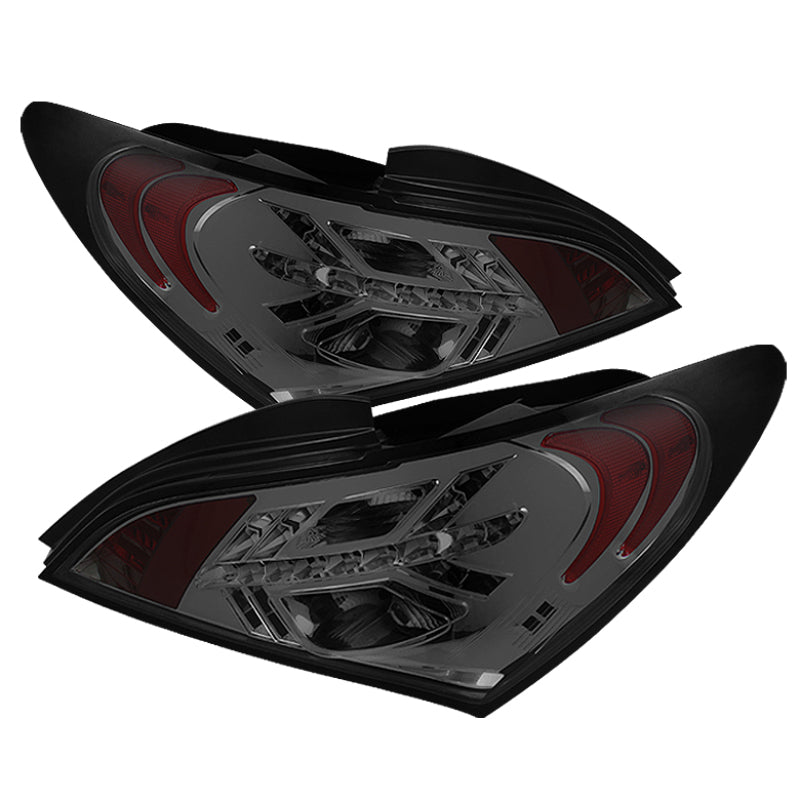 Spyder Hyundai Genesis 10-12 2Dr LED Tail Lights Smoke ALT-YD-HYGEN09-LED-SM - Mammoth Racing -