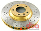 DBA 3/06-08 Audi Q7 Front Drilled & Slotted 4000 Series Rotor - Mammoth Racing -