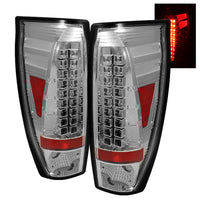 Spyder Chevy Avalanche 02-06 LED Tail Lights Chrome ALT-YD-CAV02-LED-C - Mammoth Racing -