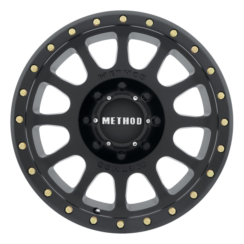 Method Mr305 NV 20x9 +18mm Offset 8x6.5 130.81mm CB Matte Black Wheel - Mammoth Racing -
