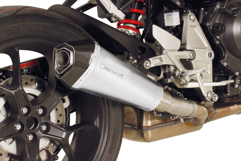 Remus 2018 Honda CB 1000 R SC80 107 kW (Euro 4) Hypercone Stainless Steel Slip On - Mammoth Racing -
