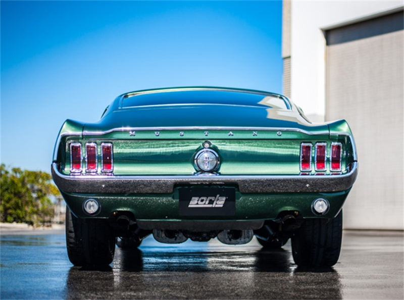 Borla CrateMuffler Ford 5.0L Coyote ATAK 2.5in Offset/Center 12in x 6in x 10.34in Muffler - My Store