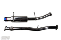 Turbo XS 02-07 WRX-STi Catback Exhaust Blued Tips - Mammoth Racing -