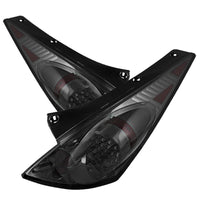 Spyder Nissan 350Z 03-05 LED Tail Lights Smoke ALT-YD-N350Z02-LED-SM - Mammoth Racing -
