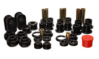 Energy Suspension 92-06 Ford E-250/E-350 Van 2WD Black Hyper-flex Master Bushing Set - Mammoth Racing -