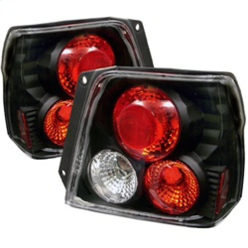 Spyder Toyota Tercel 95-98 Euro Style Tail Lights Black ALT-YD-TTER95-BK - Mammoth Racing -