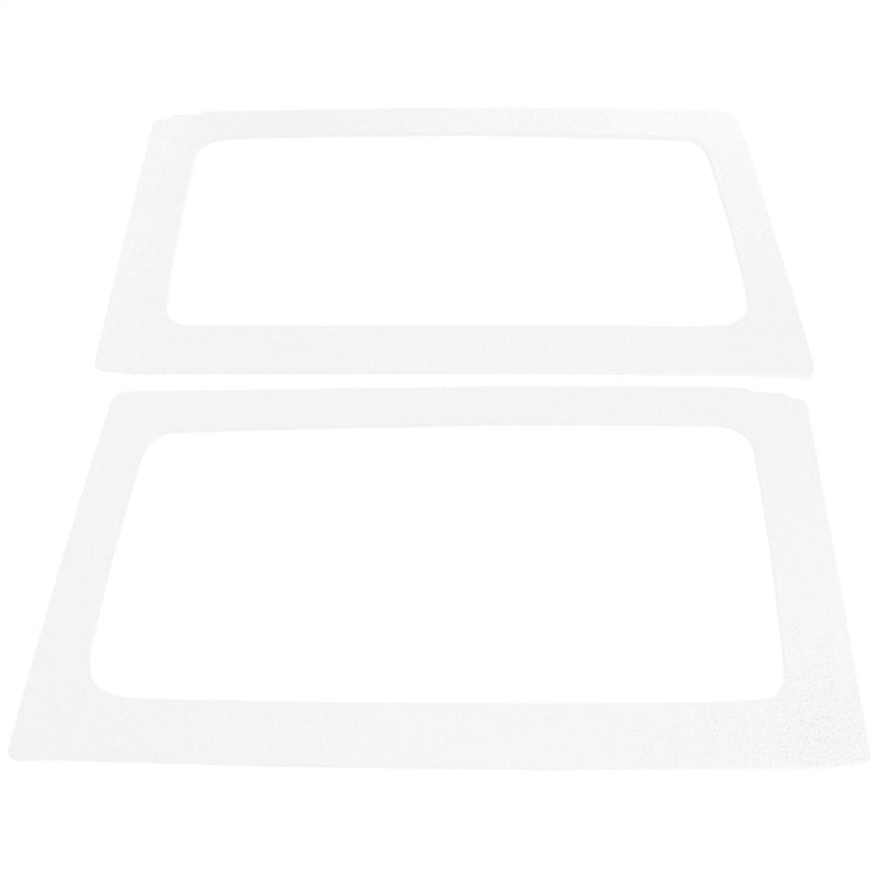 DEI 11-18 Jeep Wrangler JK 2-Door Rear Side Window - White - Mammoth Racing -