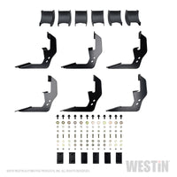 Westin 2019 Chevrolet Silverado/Sierra 1500 Crew Cab R5 Nerf Step Bars - Black - Mammoth Racing -