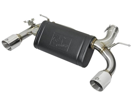 aFe MACHForce XP 16-17 BMW 340i/iX 440i/iX L6-3.0L (t) SS Axle-Back Exhaust w/Polished Tips - My Store
