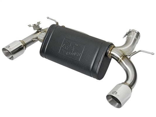aFe MACHForce XP Exhausts Axle-Back 12-15 BMW 335i 3.0T (SS w/Polished Tips) - Mammoth Racing -