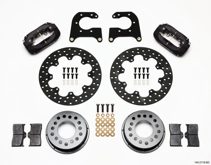 Wilwood Forged Dynalite Rear Drag Kit Drilled Rotor New Big Ford 2.50in Offset - My Store