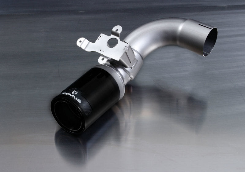 Remus 2014 BMW M235I F22 Coupe 84mm Black Chrome Straight w/Carbon Insert Tail Pipe Set - Mammoth Racing -