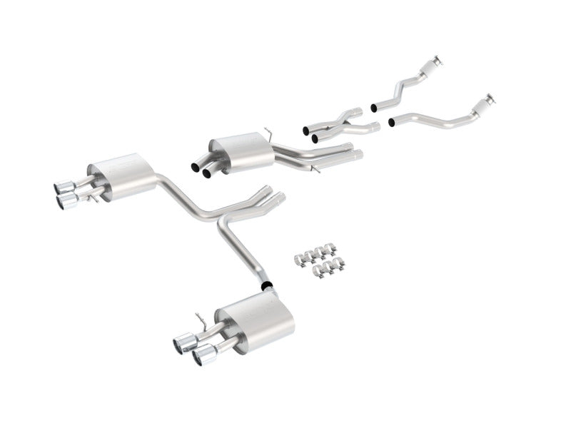 Borla 10-13 Audi S4 3.0L AT/MT AWD Dual Split Rear Exit SS Catback Exhaust - My Store