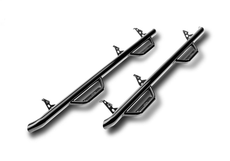 N-Fab Nerf Step 92-99 Chevy-GMC Suburban SUV 4 Door - Gloss Black - W2W - 3in - Mammoth Racing -
