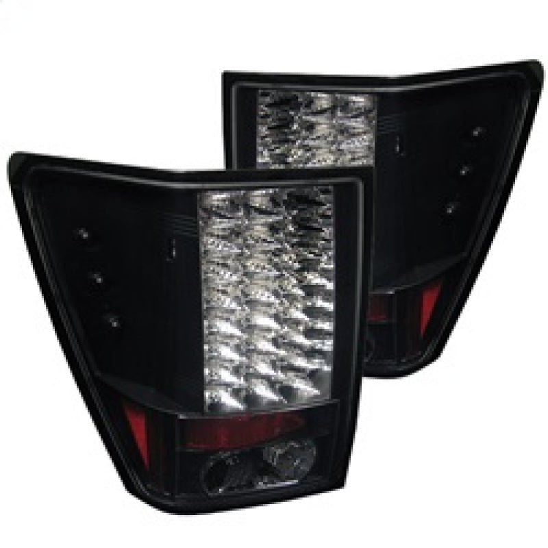 Spyder Jeep Grand Cherokee 05-06 LED Tail Lights Black ALT-YD-JGC05-LED-BK - Mammoth Racing -