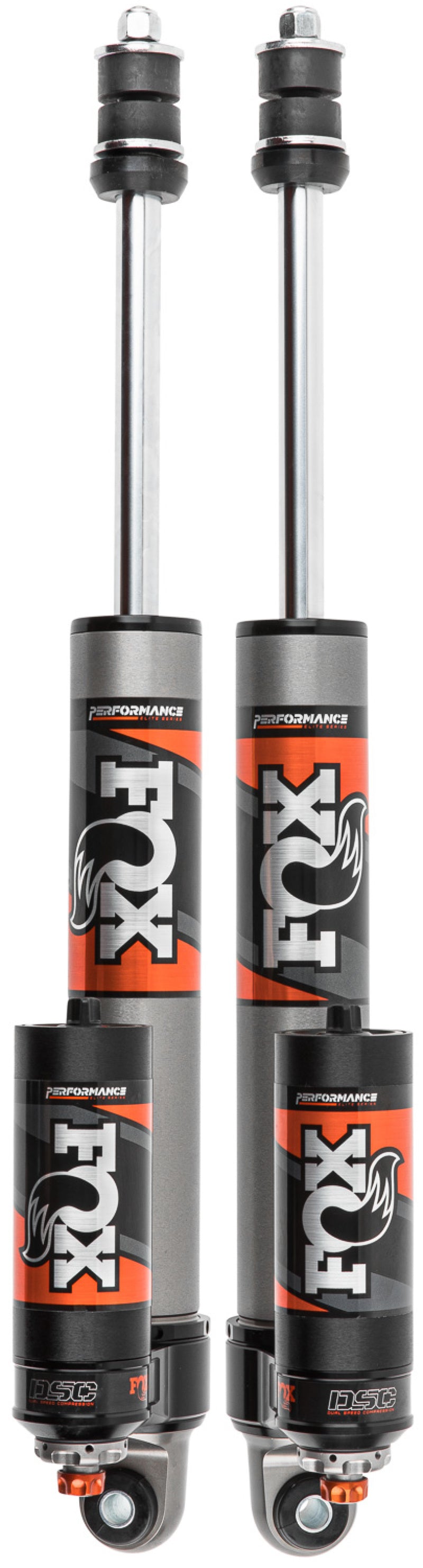 Fox 14-22 Ram 2500 4WD 0-1.5in Lift Rear Performance Elite Series 2.5 Reservoir Shocks - Adjustable - Mammoth Racing -