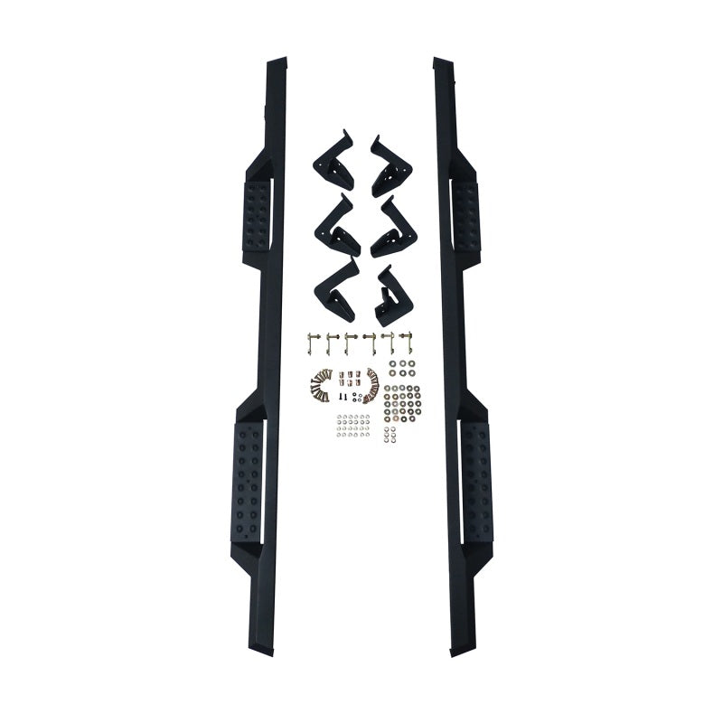 Westin/HDX 09-18 Dodge/Ram 1500 Quad Cab Drop Nerf Step Bars - Textured Black - Mammoth Racing -