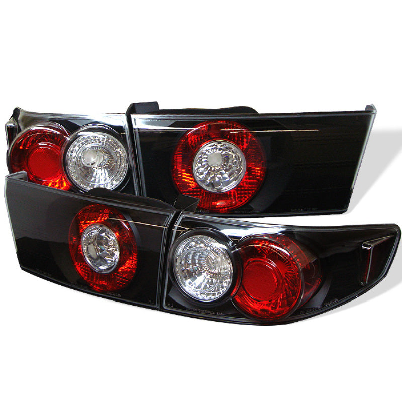 Spyder Honda Accord 03-05 4Dr Euro Style Tail Lights Black ALT-YD-HA03-4D-BK - Mammoth Racing -