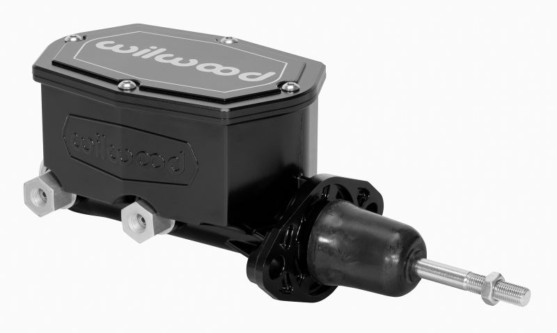 Wilwood Compact Tandem Master Cylinder - 15/16in Bore - w/Pushrod (Black) - My Store