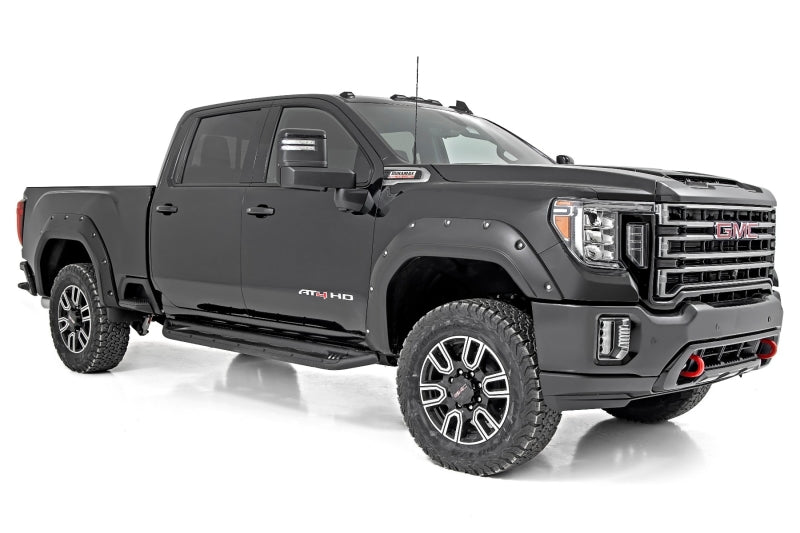 EGR 2020 GMC Sierra HD Bolt-On Style Black Fender Flare - Set - Mammoth Racing -