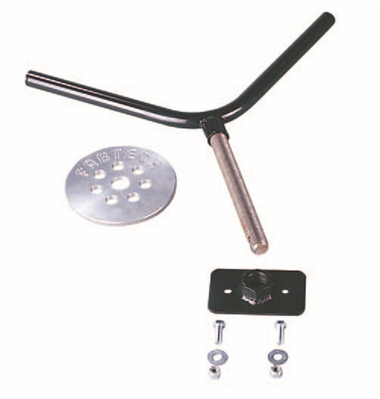 Fabtech Universal Spare Tire Flat Mount - Black - My Store
