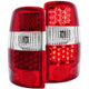 ANZO 2000-2006 Chevrolet Suburban LED Taillights Red/Clear - Mammoth Racing -