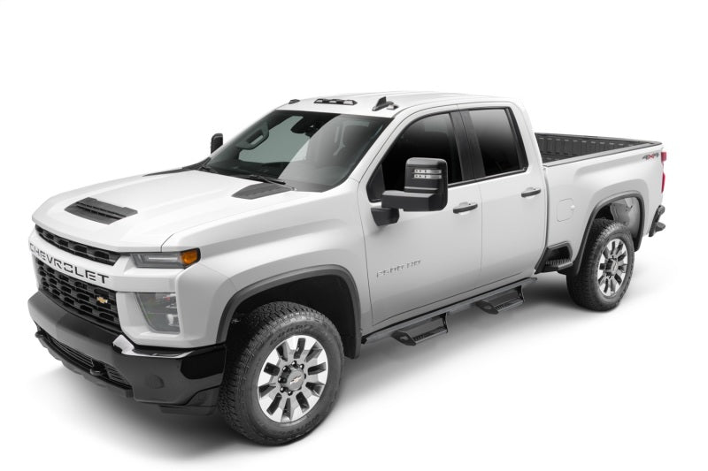 N-Fab Predator Pro 19-20 Chevy/GMC 1500 Double Cab - Cab Length - Tex. Black - Mammoth Racing -