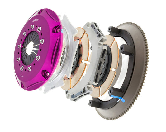 Exedy 1989-1998 Nissan 240sx L4 Hyper Twin Cerametallic Clutch Sprung Center Disc Push Type Cover