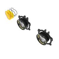 KC HiLiTES Flex ERA 3 Dual Mode SAE Fog Lights - 2-Light Master Kit for Jeep Jk/jl/jt Plastic Bumper - Mammoth Racing -