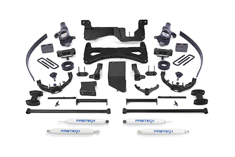 Fabtech 07-08 GM C/k2500hd 8in Perf Sys w/Perf Shks - Mammoth Racing -