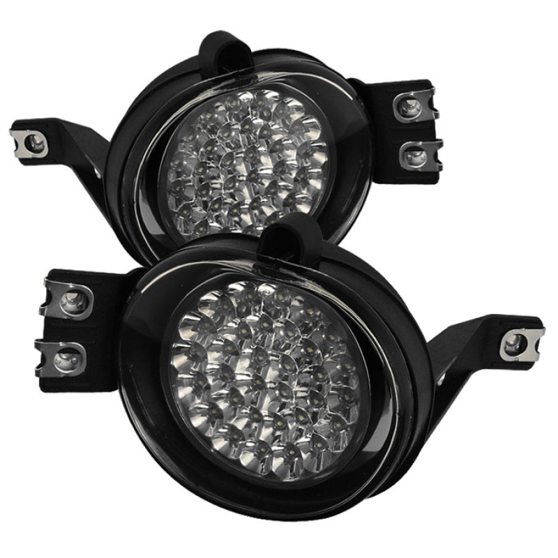 Spyder Dodge Ram 02-08/Durango 04-06 LED Fog Lights w/Switch Clear FL-LED-DRAM02-C - Mammoth Racing -