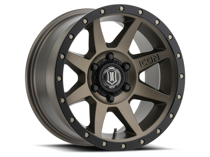 Icon Rebound 17x8.5 5x150 25mm Offset 5.75in BS 110.1mm Bore Bronze Wheel - Mammoth Racing -