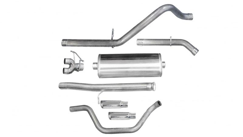 Corsa/dB 10-13 Chevrolet Silverado Ext. Cab/Std. Bed 1500 4.8L V8 Polished Sport Cat-Back Exhaust - Mammoth Racing -