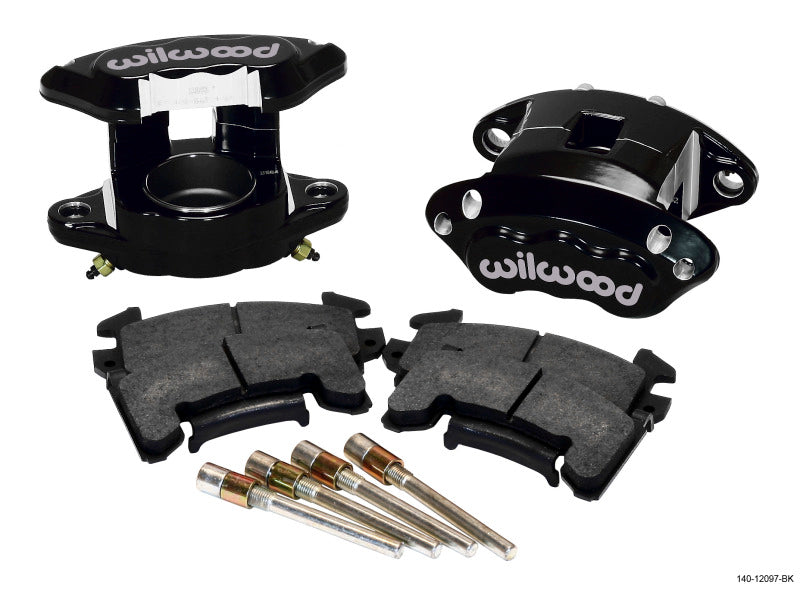 Wilwood D154 Front Caliper Kit - Black 2.50in Piston 1.04in Rotor - Mammoth Racing -