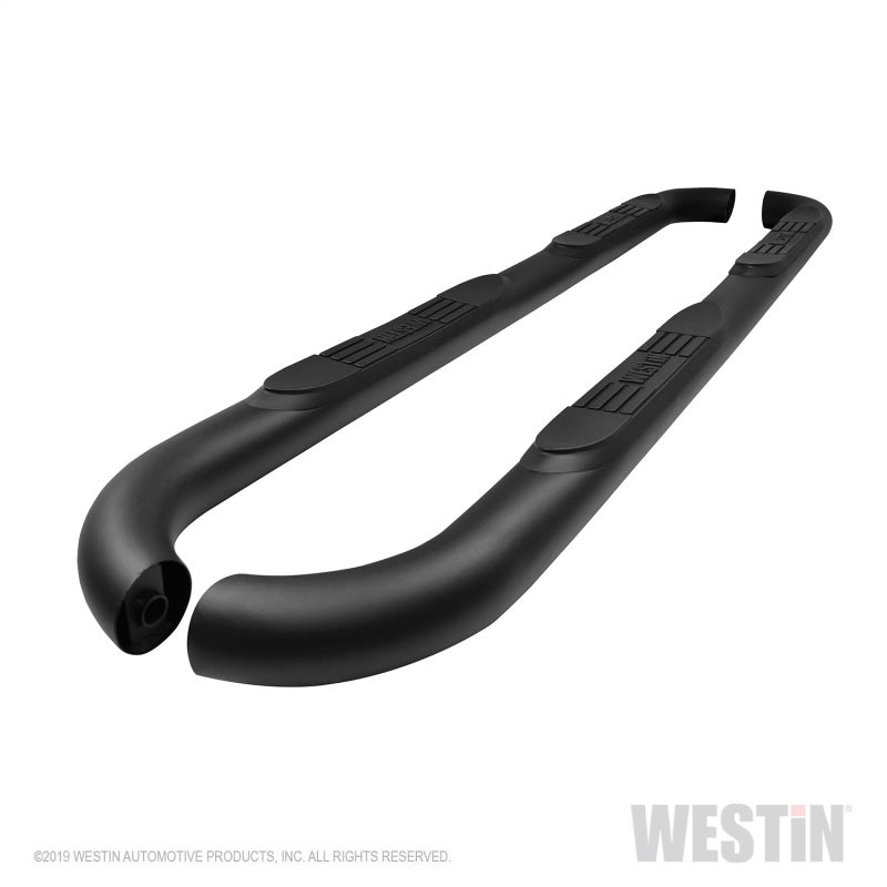 Westin 18-22 Jeep Wrangler JLU 4dr. E-Series 3 Nerf Step Bars - Tex. Blk - Mammoth Racing -