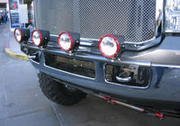 N-Fab Light Bar 99-07 Ford F250/F350 Super Duty/Excursion - Tex. Black - Light Tabs - Mammoth Racing -