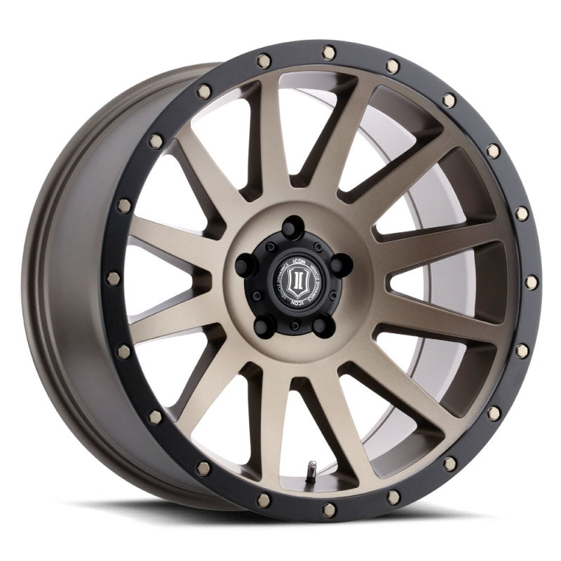 Icon Compression 20x10 / 6x135 / -19mm / 4.75in BS / 87.10mm Bore - Bronze Wheel - Mammoth Racing -