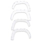EGR 10+ Dodge Ram HD Bolt-On Look Color Match Fender Flares - Set - Bright White - Mammoth Racing -