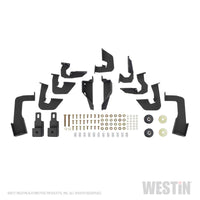 Westin 07-18 Chevrolet Silverado 1500 CC 5.5ft Bed HDX Drop W2W Nerf Step Bars - Tex. Blk - Mammoth Racing -