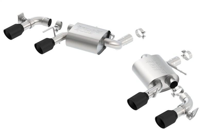 Borla 2016-2018 Chevrolet Camaro SS AT/MT RWD Ceramic Black S-Type Exhaust (w/ Dual Mode Valves) - Mammoth Racing -