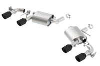 Borla 2016-2018 Chevrolet Camaro SS AT/MT RWD Ceramic Black S-Type Exhaust (w/ Dual Mode Valves) - Mammoth Racing -