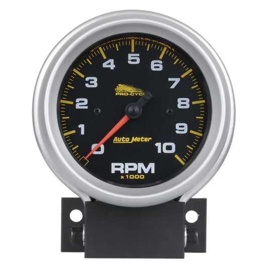 Autometer Pro-Cycle Gauge Tach 3 3/4in 10K Rpm 2 & 4 Cylinder Black Pro-Cycle - My Store